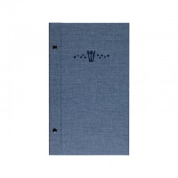 Menu desky SANDRO, 16 x 28,5 cm, modrá barva
