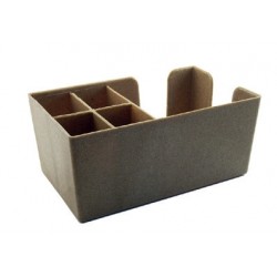 Bar Caddy dřevěný, roz. 25 x 25 x 10,5 cm